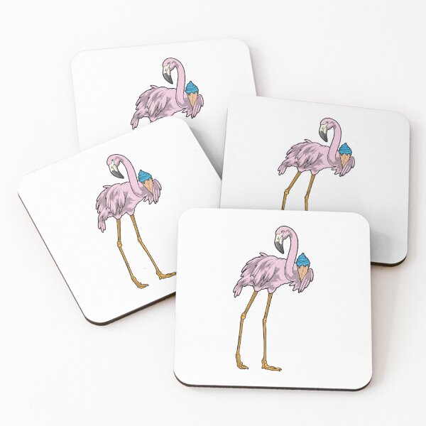 Item preview, Flamingo Waffle ice cream designed and sold by Snabdesign84.
