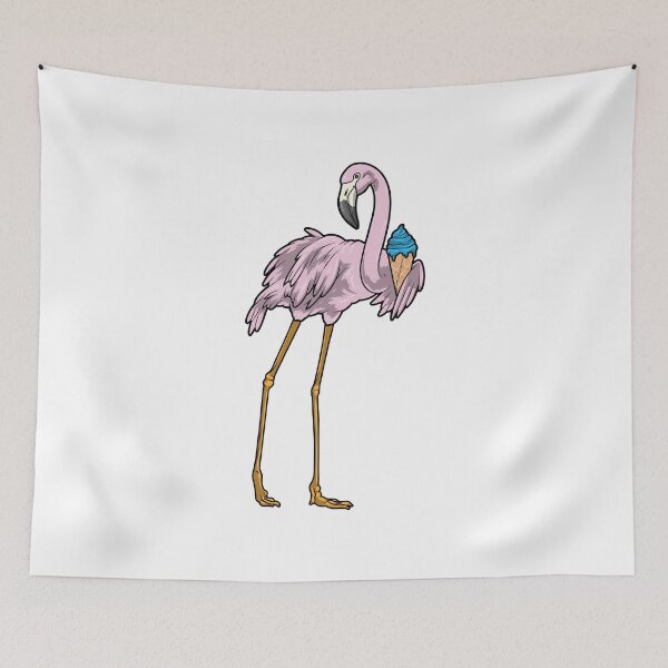 Item preview, Flamingo Waffle ice cream designed and sold by Snabdesign84.