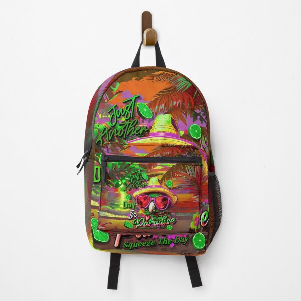 Item preview, Just Another Day in Paradise Squeeze the Day Parrot Tropical Summer Citrus designed and sold by MindWave THC.