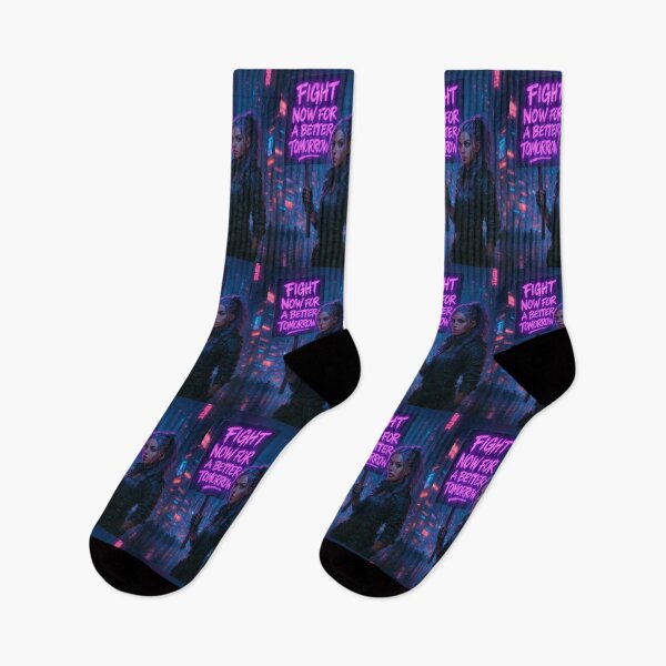 Item preview, Fight for Tomorrow – Cyberpunk Rebellion designed and sold by AbstractAnom.