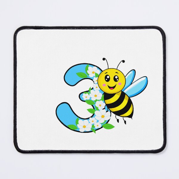 Item preview, Honey Bee and the Number 3: A Sweet Celebration designed and sold by ArtistrybyJ.