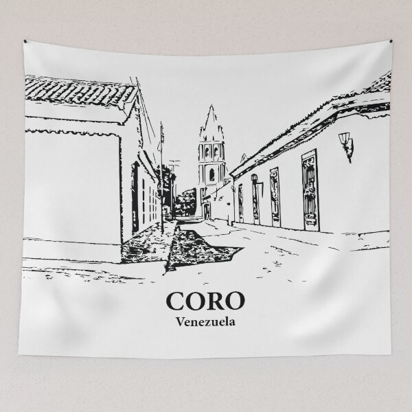 Item preview, Coro - Venezuela designed and sold by Lakeric Cityscapes.