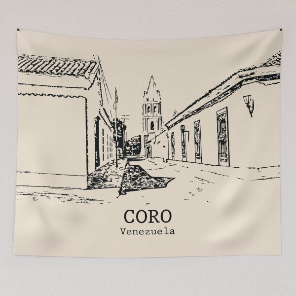 Item preview, Coro - Venezuela designed and sold by Lakeric Cityscapes.