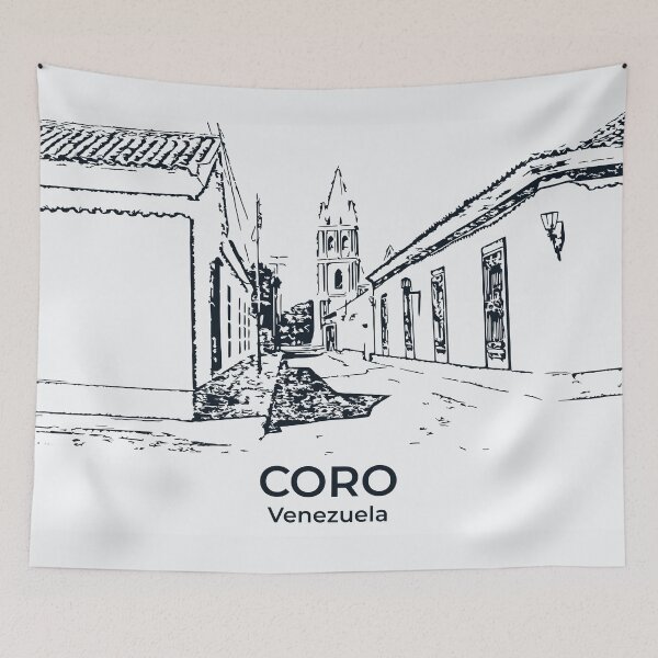 Item preview, Coro - Venezuela designed and sold by Lakeric Cityscapes.