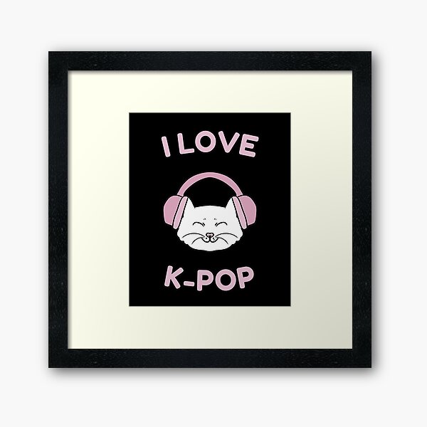 Aperçu de l'œuvre J'ADORE LA K-POP créée et vendue par HugSomeNettles.