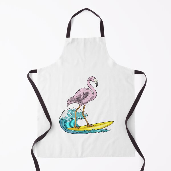 Item preview, Flamingo Surfer Surfboard designed and sold by Snabdesign84.