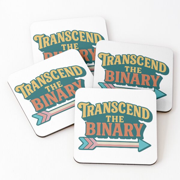 Item preview, Transcend the Binary – Trans Pride Retro Arrow designed and sold by Haus Of Sin.