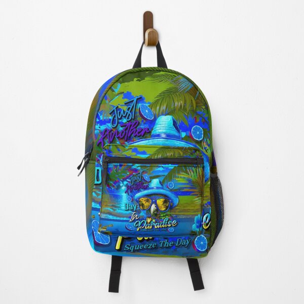 Item preview, Just Another Day in Paradise Squeeze the Day Parrot Tropical Summer Citrus designed and sold by MindWave THC.