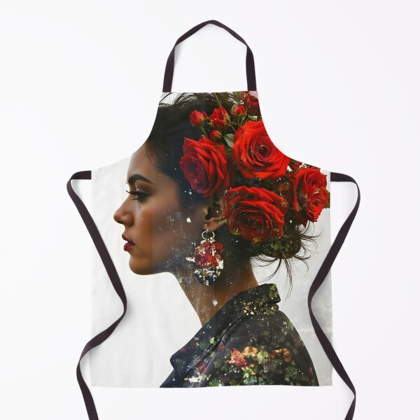 Item preview, Double Exposure Flower Lady designed and sold by Angelandspot.
