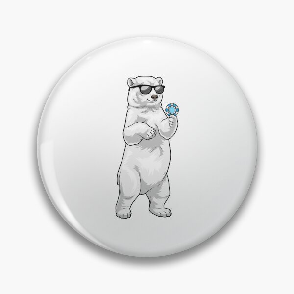 Item preview, Polar bear Poker Poker chips designed and sold by Snabdesign84.