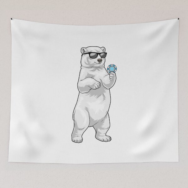 Item preview, Polar bear Poker Poker chips designed and sold by Snabdesign84.