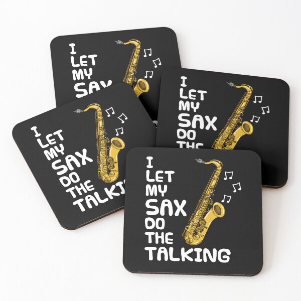 Item preview, I Let My Sax Do The Talking, Saxophone Saxophonist Introvert designed and sold by doodlerob.