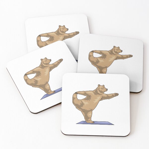 Item preview, Bear Yoga Yoga mat designed and sold by Snabdesign84.