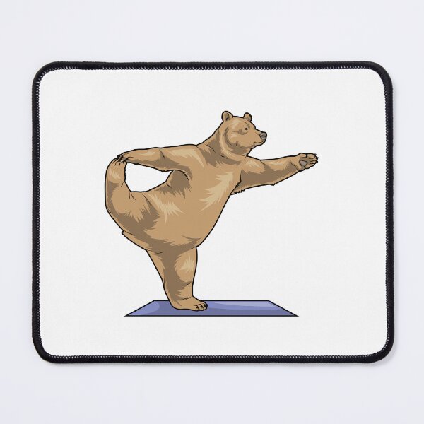 Item preview, Bear Yoga Yoga mat designed and sold by Snabdesign84.