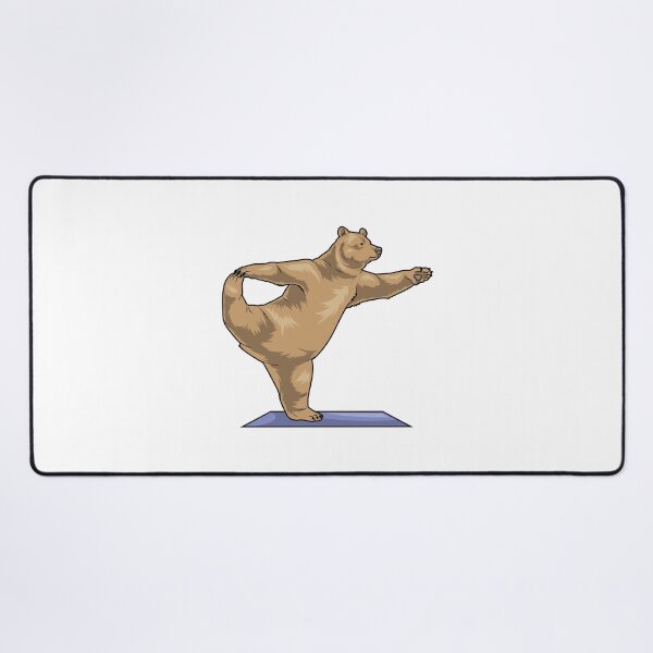 Item preview, Bear Yoga Yoga mat designed and sold by Snabdesign84.