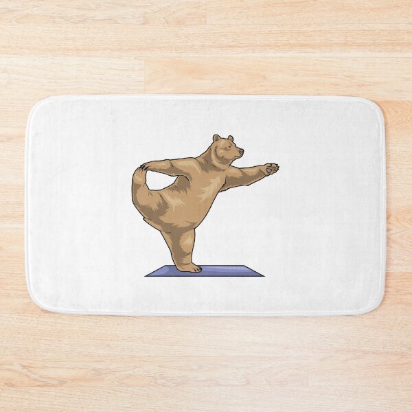 Item preview, Bear Yoga Yoga mat designed and sold by Snabdesign84.