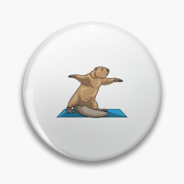 Item preview, Beaver Yoga Yoga mat designed and sold by Snabdesign84.