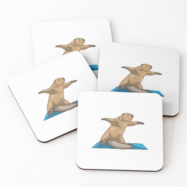 Item preview, Beaver Yoga Yoga mat designed and sold by Snabdesign84.
