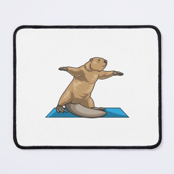 Item preview, Beaver Yoga Yoga mat designed and sold by Snabdesign84.