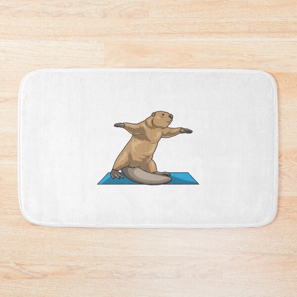 Item preview, Beaver Yoga Yoga mat designed and sold by Snabdesign84.