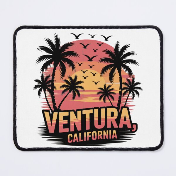 Item preview, Ventura, California Palms Sunset designed and sold by MadCatPrints.