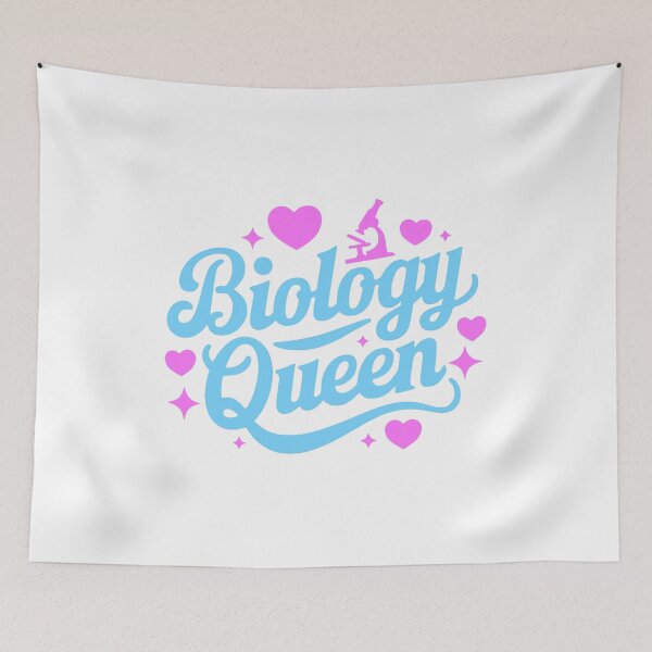 Item preview, Biology Queen! Pink And Blue Biologist designed and sold by PMCreative.