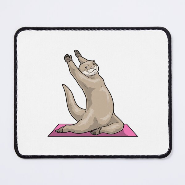 Item preview, Otter Yoga Yoga mat designed and sold by Snabdesign84.
