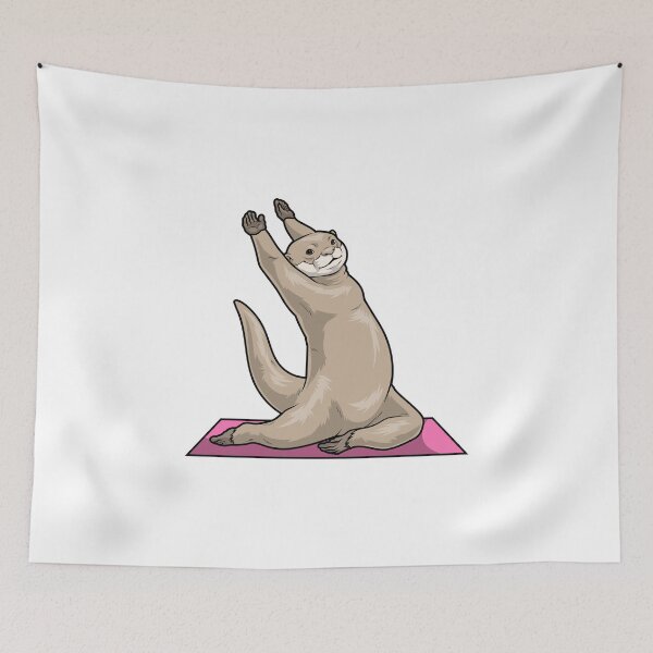 Item preview, Otter Yoga Yoga mat designed and sold by Snabdesign84.