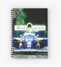 Ayrton Senna Spiral Notebook