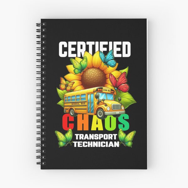 Item preview, Certified Chaos Transport Technician Funny Sunflower Butterfly Design designed and sold by Creat-Des.