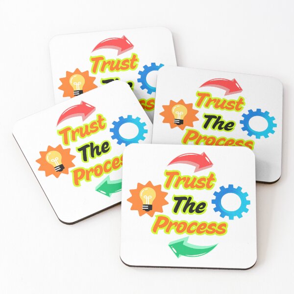 Item preview, Trust the Process Motivational Quote Design | Inspiring Growth Mindset Artwork designed and sold by Chillspire.