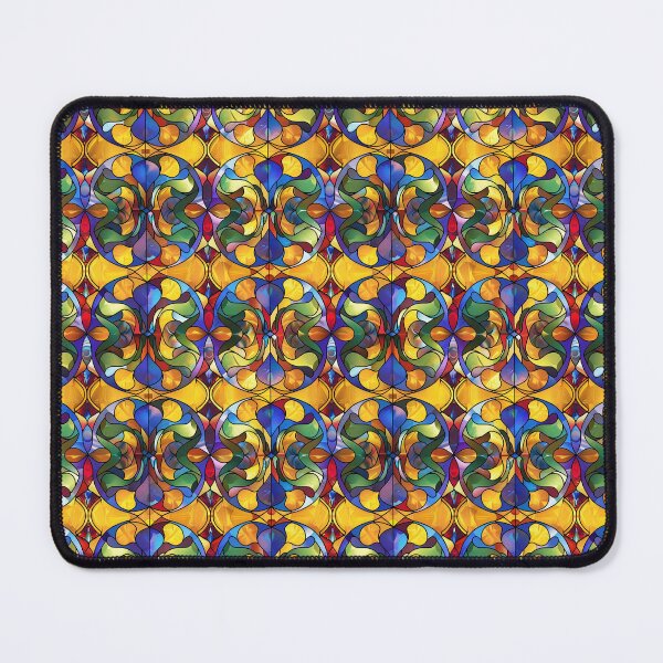 Aperçu de l'œuvre Vitrail Moderne en Couleurs créée et vendue par MidArtForge.