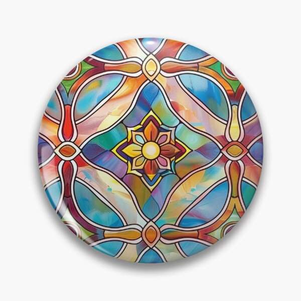 Item preview, Modern Stained Glass in Colors designed and sold by MidArtForge.