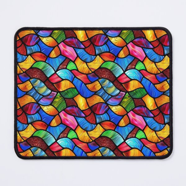Item preview, Modern Stained Glass in Colors designed and sold by MidArtForge.
