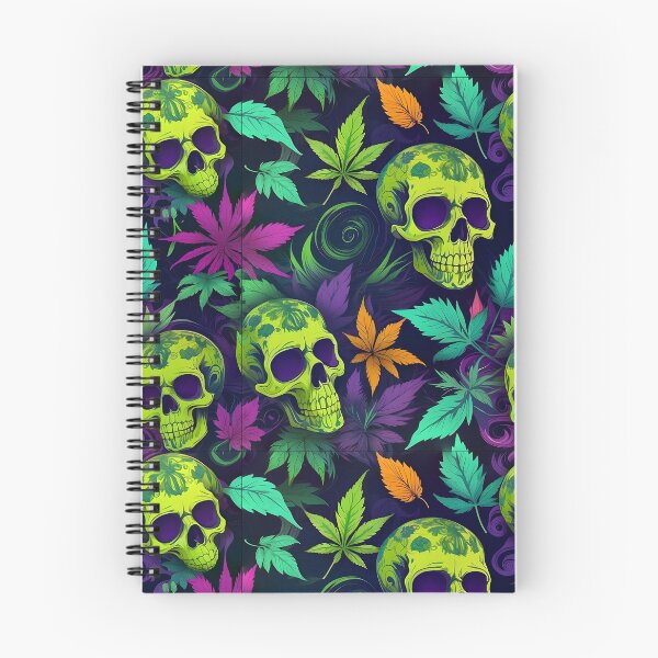 Item preview, Tribal Skulls Abstract Pattern Hemp plants Leaf designed and sold by MindWave THC.