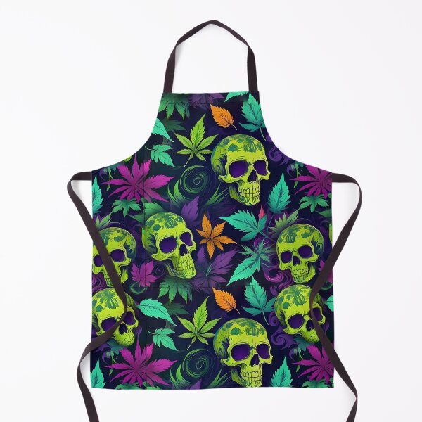 Item preview, Tribal Skulls Abstract Pattern Hemp plants Leaf designed and sold by MindWave THC.