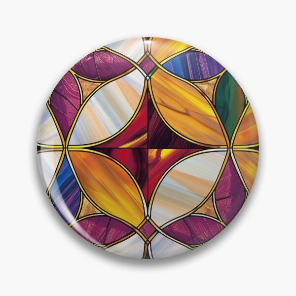 Item preview, Modern Stained Glass in Colors designed and sold by MidArtForge.