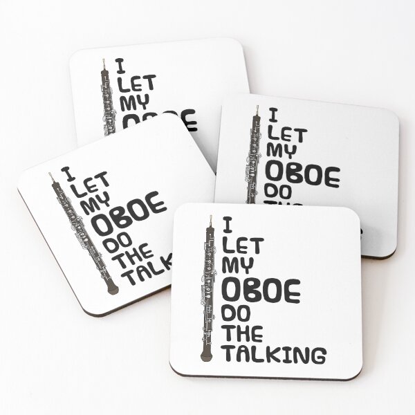 Item preview, I Let My Oboe Do The Talking, Oboist Musician Introvert designed and sold by doodlerob.