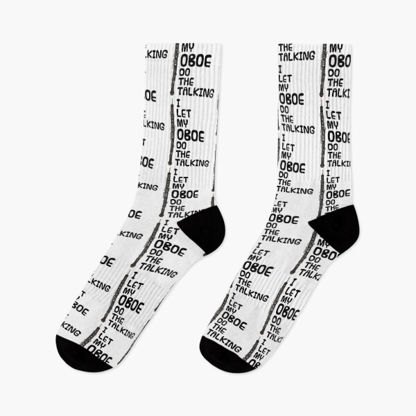 Item preview, I Let My Oboe Do The Talking, Oboist Musician Introvert designed and sold by doodlerob.
