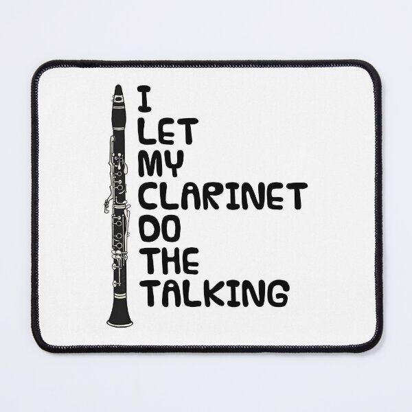 Item preview, I Let My Clarinet Do The Talking, Woodwind Musician Introvert designed and sold by doodlerob.