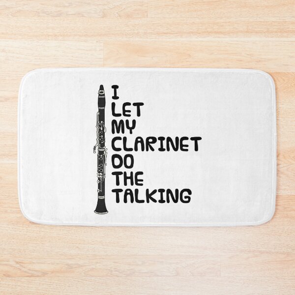 Item preview, I Let My Clarinet Do The Talking, Woodwind Musician Introvert designed and sold by doodlerob.