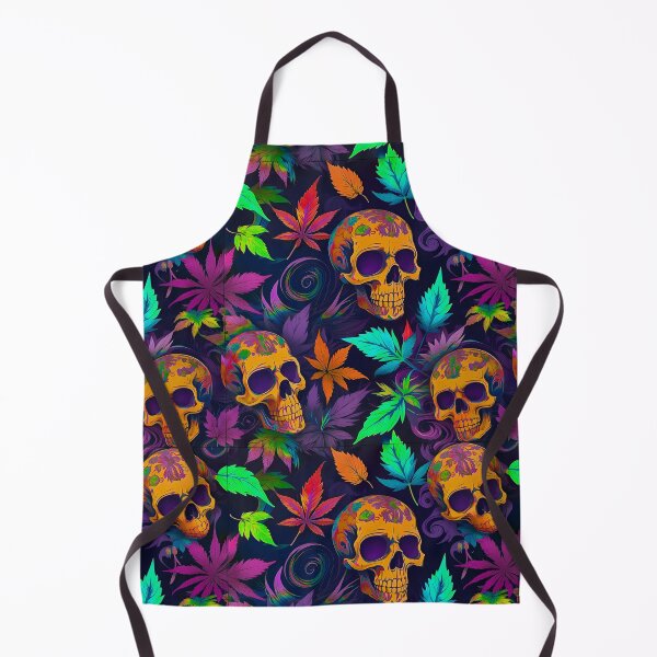 Item preview, Tribal Skulls Abstract Pattern Hemp plants Leaf designed and sold by MindWave THC.