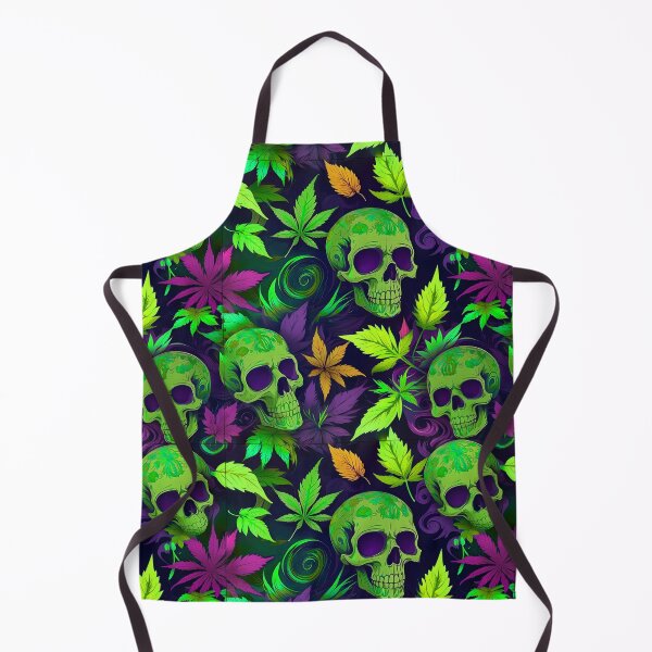 Item preview, Tribal Skulls Abstract Pattern Hemp plants Leaf designed and sold by MindWave THC.