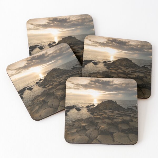 Item preview, Giants Causeway Sunset – Dramatic Coastal Landscape Photography from Ireland designed and sold by Martindoran.