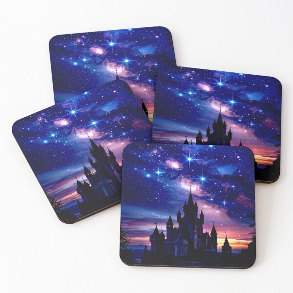 Item preview, Enchanted Castle Under a Starry Night designed and sold by Exodoi.