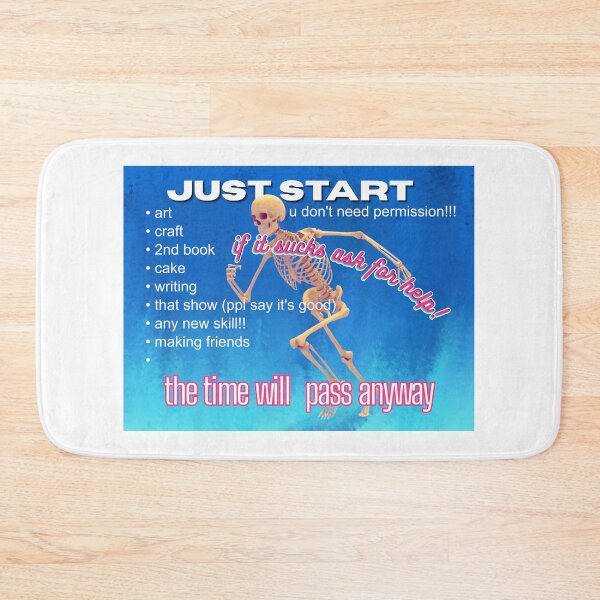 Item preview, just start! the time will pass anyway designed and sold by Bismuth209.