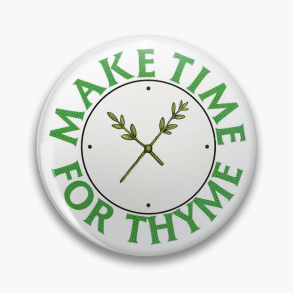 Item preview, Make Time for Thyme Vintage Clock Art designed and sold by streetlist.