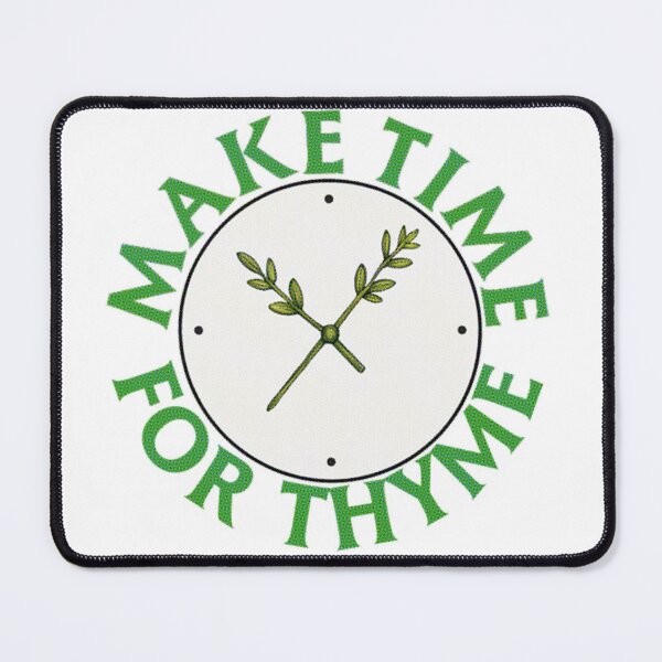 Item preview, Make Time for Thyme Vintage Clock Art designed and sold by streetlist.