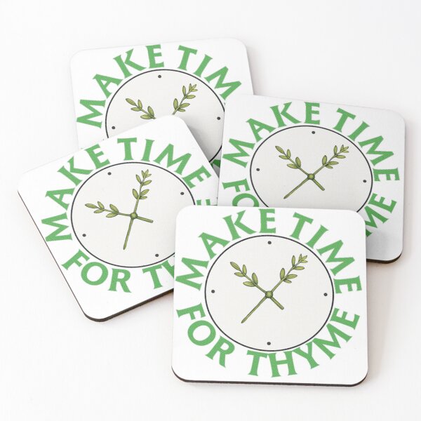 Item preview, Make Time for Thyme Vintage Clock Art designed and sold by streetlist.