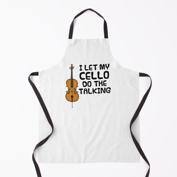 Item preview, I Let My Cello Do The Talking, Cellist Introvert Funny designed and sold by doodlerob.